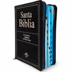 Biblia Reina Valera 1960 Letra Gigante De 14 puntos Con Cierre Tela Jean e Indice
