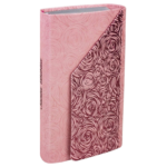 Biblia RVR60 Compacta - Tapa Agenda Imitación Piel Rosa,  Concordancia, Indice, Canto Plateado, Cierre Imán