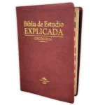 Biblia de Estudio Explicada con Concordancia RV1960, imit. piel, café con índice