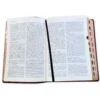Biblia de Estudio Explicada con Concordancia RV1960, imit. piel, café con índice - Imagen 2