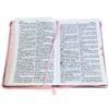Biblia Compacta Letra 11 Puntos Reina Valera 1960 , Imi Piel Rosa Cafe con Indice, Cierre - Imagen 2