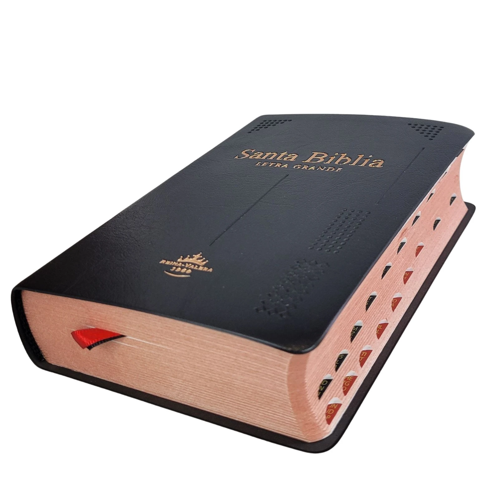 Biblia Compacta 11 puntos RV1960, Vinilo Negro con Indice - Imagen 5