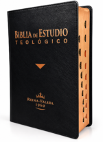 Biblia de Estudio Teológico Tapa Dura con Index  Reina Valera 1960