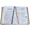 Biblia de Estudio Patrística Siglos I al VI RVR, imit piel marrón con índice - Imagen 2