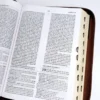 RVR60, Biblia De Estudio MacArthur, Letra Grande, Imitación Piel Café, Con Índice Y Cierre - Imagen 4