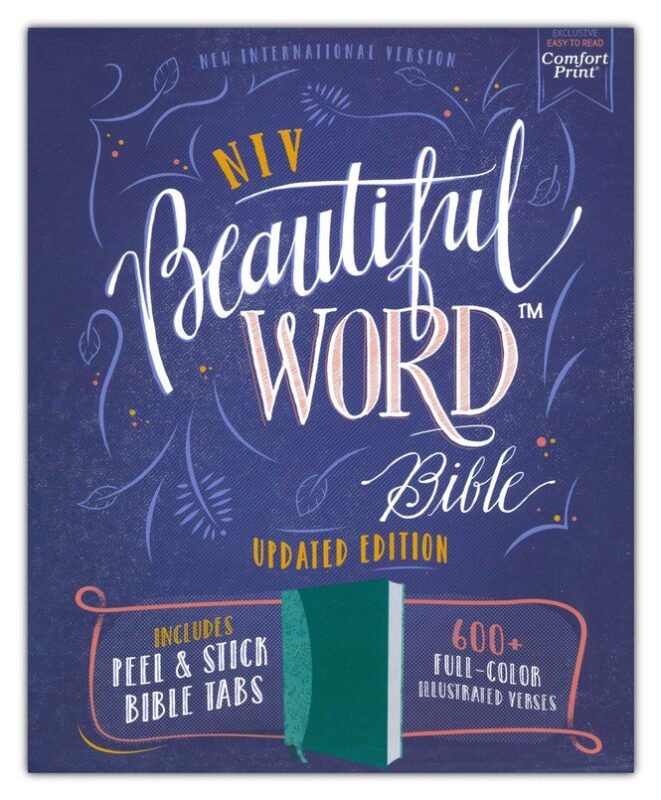 NIV, Beautiful Word Bible, Updated Edition, Peel/Stick Bible Tabs