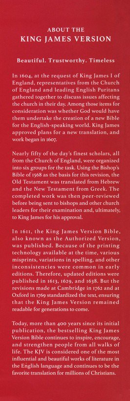 King James Bible English Spelling