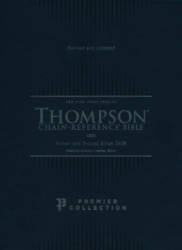 NKJV, Thompson ChainReference Bible, Premium Goatskin Leather, Black