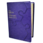 Biblia de Estudio Inductivo NBLA, imit piel morada