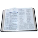 Alternative view of Biblia de Estudio MacArthur NBLA, imit piel negro
