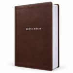 Biblia De Estudio Actualizada NVI, Revisión 2022, Imitación Piel, Café, Letra Grande, Interior A Color, Palabras De Jesús En Rojo, Comfort Print