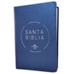 Biblia con Letra Grande 12 puntos RV1960, tapa vinilo azul con índice impreso