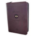 Biblia Bolsillo con Cierre RV1960, imit piel vino con índice - Apocalipsis 2:7