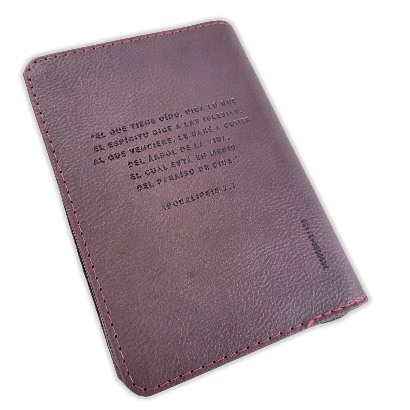 Biblia Bolsillo con Cierre RV1960, imit piel vino con índice - Apocalipsis 2:7 - Imagen 6