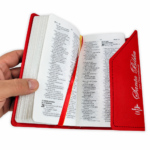 Alternative view of Biblia Chequera con Broche Magnético RV1960, imit piel granate con cantos y letras plateadas