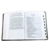 Biblia de Estudio de la Vida Plena RV1960, piel fabricada, negro con índice - Imagen 2
