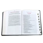 Alternative view of Biblia de Estudio de la Vida Plena RV1960, piel fabricada, negro con índice