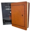 Biblia de Estudio de la Vida Plena RV1960, imit piel , café - Imagen 5