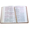 Biblia de Estudio de la Vida Plena RV1960, imit piel , café - Imagen 3