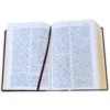 Biblia de Estudio Palabra Clave RV1960, con diccionario Strong en hebreo y griego, imit. piel, vino y marrón - Imagen 2