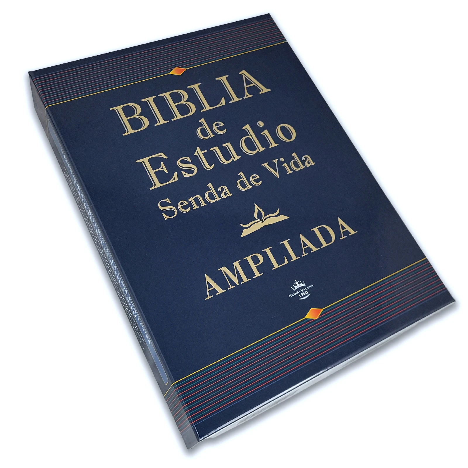 Biblia de Estudio Letra Grande, Senda de Vida Ampliada RV1960, imit. piel, negro con índice - Imagen 5