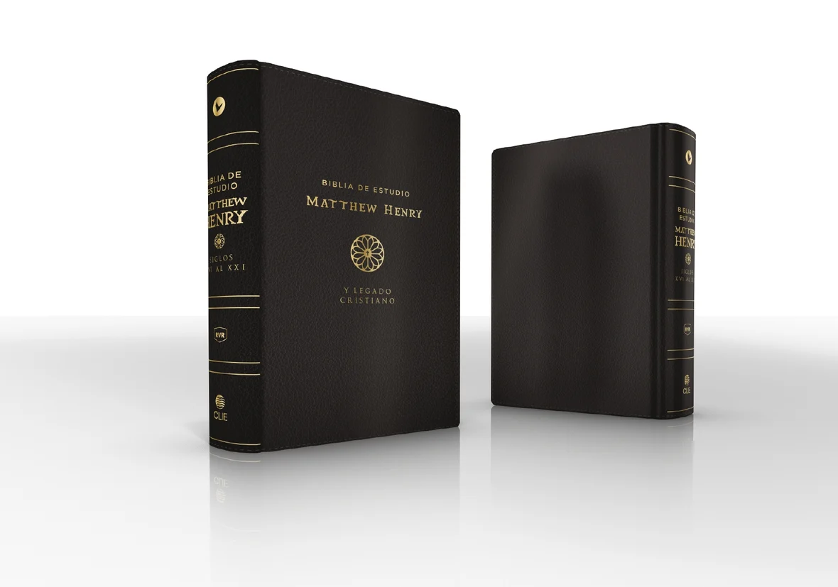 Biblia de estudio Matthew Henry y legado cristiano RVR, Piel negro , con índice - Imagen 7