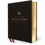 Biblia de estudio Matthew Henry y legado cristiano RVR , Piel negro
