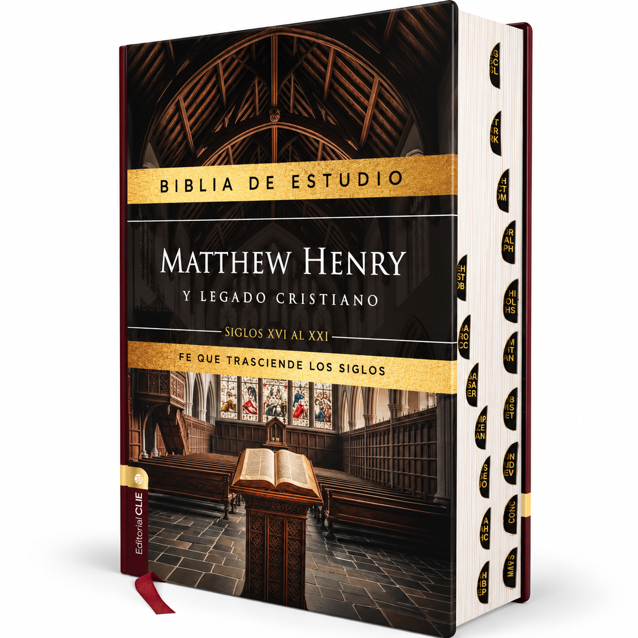 Biblia de estudio Matthew Henry y legado cristiano RVR , Tapa dura, con índice