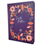 Biblia Fuente de Bendiciones RV1960, tapa dura morado floral