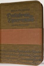 Biblia de Promesas RVR 1960 Imitación Piel Café con Cierre