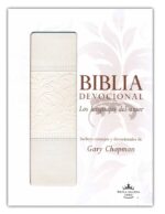 Alternative view of Biblia Devocional Lenguajes del amor RVR60 Imitación Piel Blanco - Gary Chapman