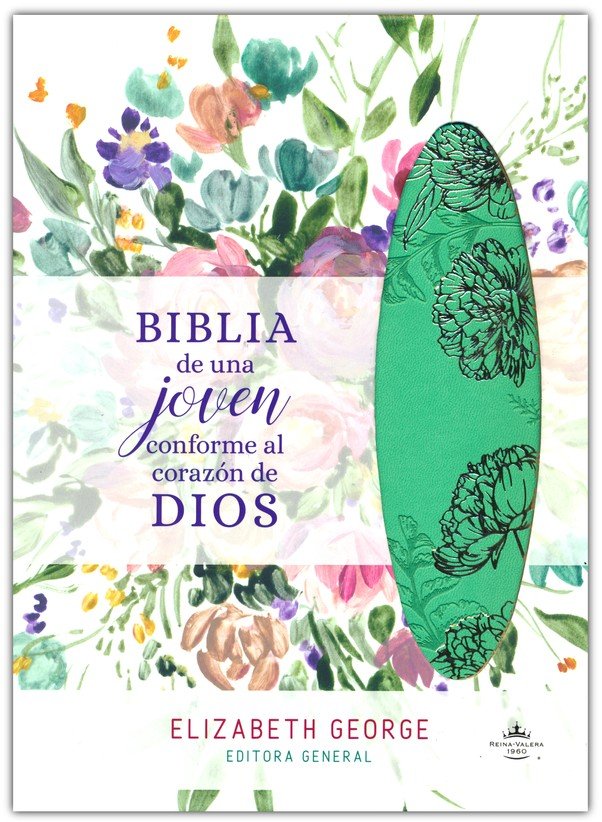 Biblia de una Joven Conforme al Corazón de Dios Imitación Piel Verde - Elizabeth George - Imagen 6