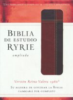 Alternative view of Biblia de Estudio Ryrie Ampliada RVR 1960 Imitación Piel Marrón Duo Tone  Index -  Charles C. Ryrie