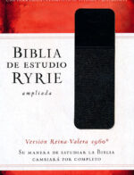 Alternative view of Biblia de Estudio Ryrie Ampliada  RVR60  Imitación Piel Duo-Tono  Negro - Charles Ryrie