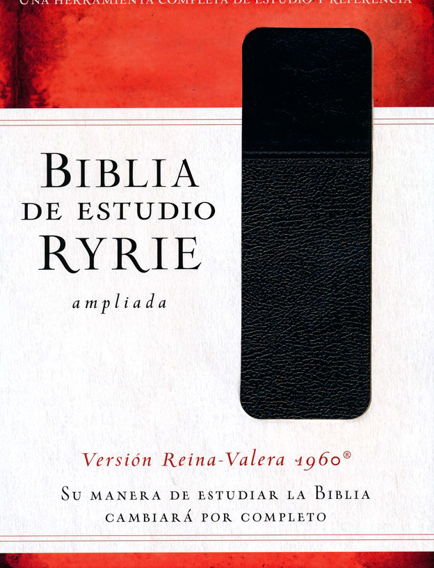 Biblia de Estudio Ryrie Ampliada RVR60 Imitación Piel Duo-Tono Negro - Charles Ryrie - Imagen 2