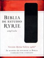 Biblia de Estudio Ryrie Ampliada RVR60 Imitación Piel Duo-Tono Negro - Charles Ryrie