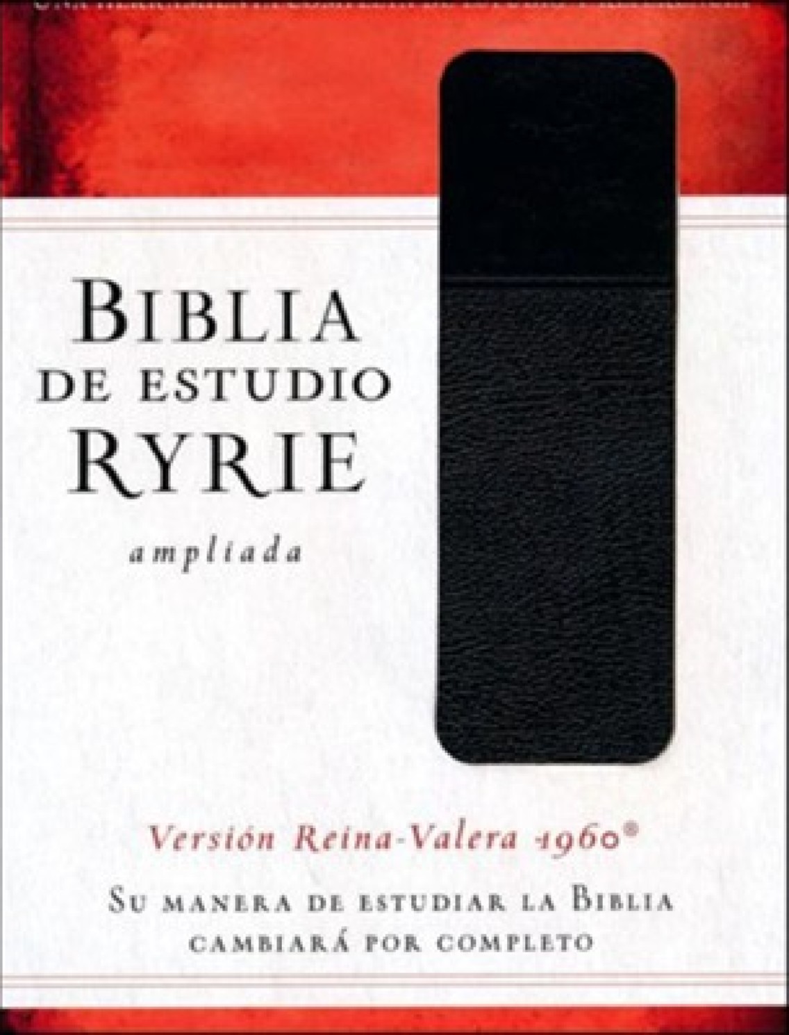 Biblia de Estudio Ryrie Ampliada RVR60 Imitación Piel Duo-Tono Negro - Charles Ryrie