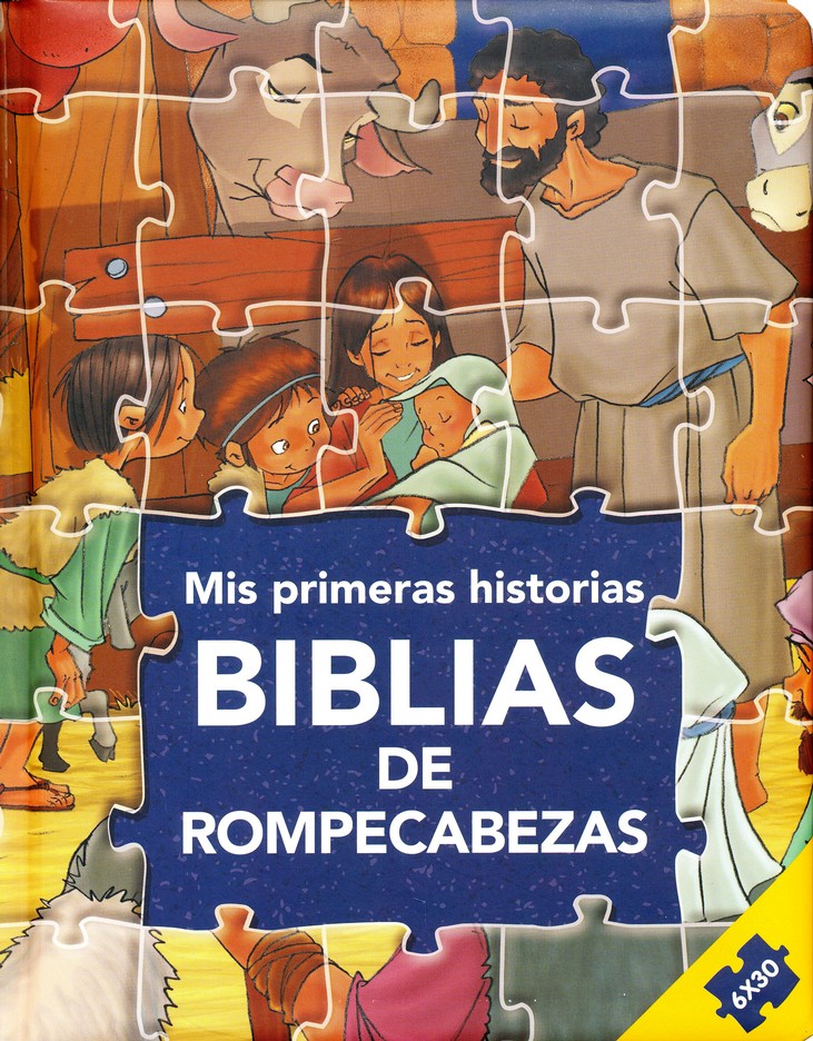 Biblia de Rompecabezas: Mis primeras Historias - Tapa Dura - Varios Autores - Imagen 2