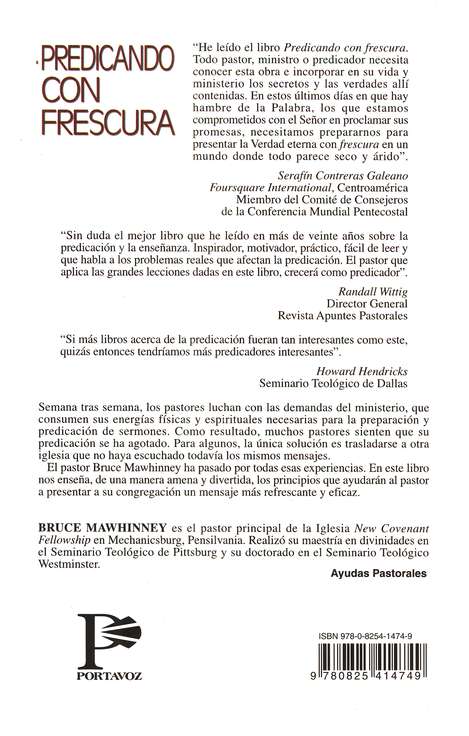 Predicando con Frescura - Tapa Blanda – Bruce Mawhinney - Imagen 10