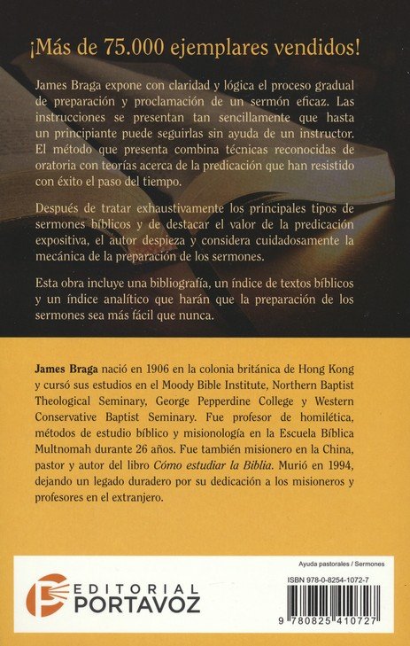 Cómo Preparar Mensajes Bíblicos - Tapa Blanda- James Braga - Imagen 11