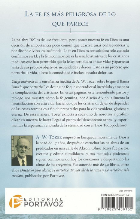 Una Fe Incómoda - Tapa Blanda - A. W. Tozer - Imagen 10