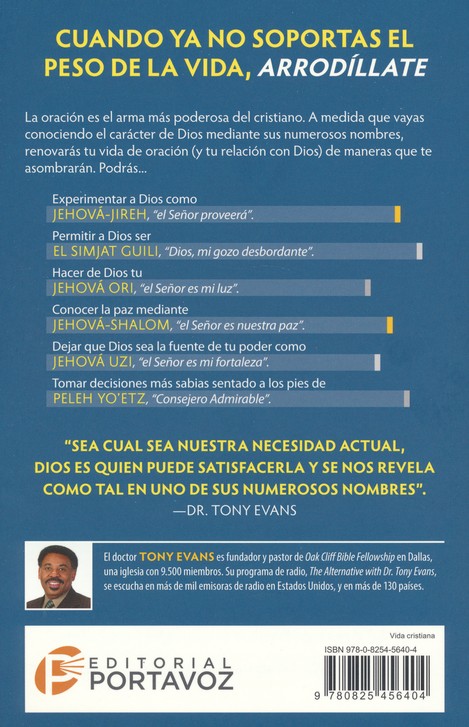 El Poder de los Nombres de Dios en la Oración - Tapa Blanda – Tony Evans - Imagen 10