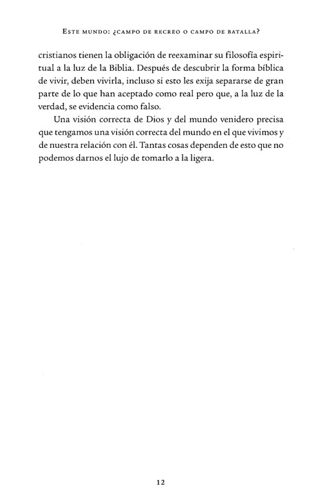 Este Mundo: ¿Campo de Recreo o Campo de Batalla? - Tapa Blanda - A. W. Tozer - Imagen 8