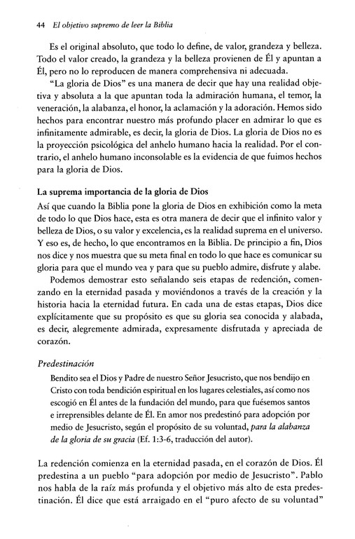 La Lectura Sobrenatural de la Biblia - Tapa Blanda – John Piper - Imagen 11
