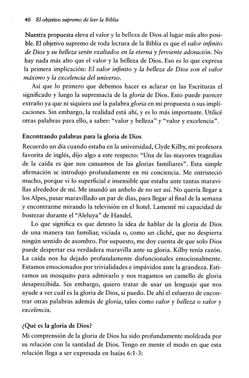 La Lectura Sobrenatural de la Biblia - Tapa Blanda – John Piper - Imagen 7