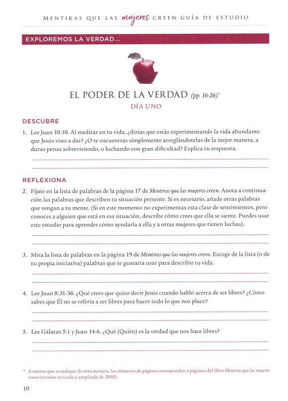 Mentiras que las Mujeres Creen - Guía de Estudio - Tapa Blanda – Nancy DeMoss Wolgemuth - Imagen 7