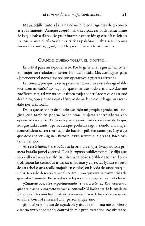 No Seas una Mujer Controladora - Tapa Blanda – Shannon Popkin - Imagen 9