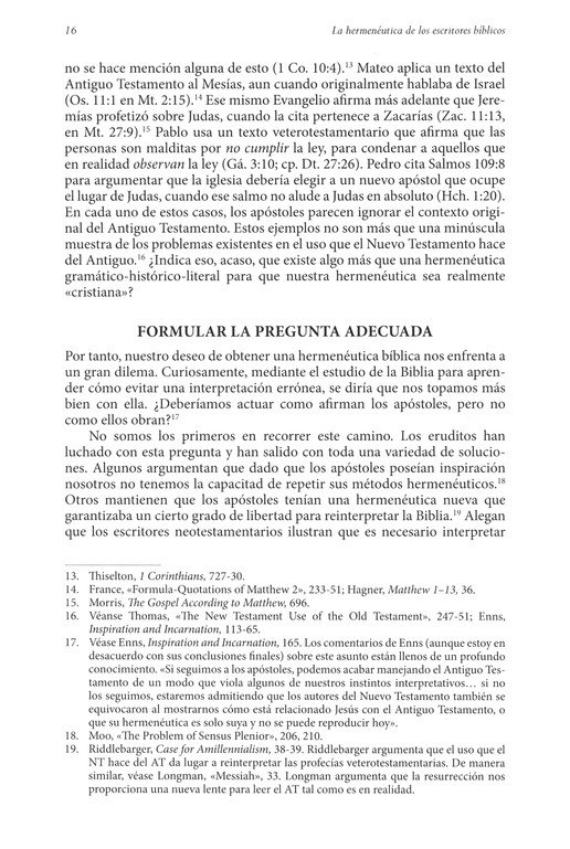 La Hermenéutica de los Escritores Bíblicos - Tapa Blanda - Abner Chou - Imagen 7