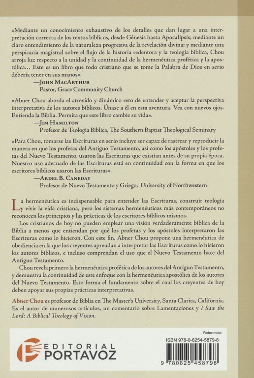 La Hermenéutica de los Escritores Bíblicos - Tapa Blanda - Abner Chou - Imagen 9