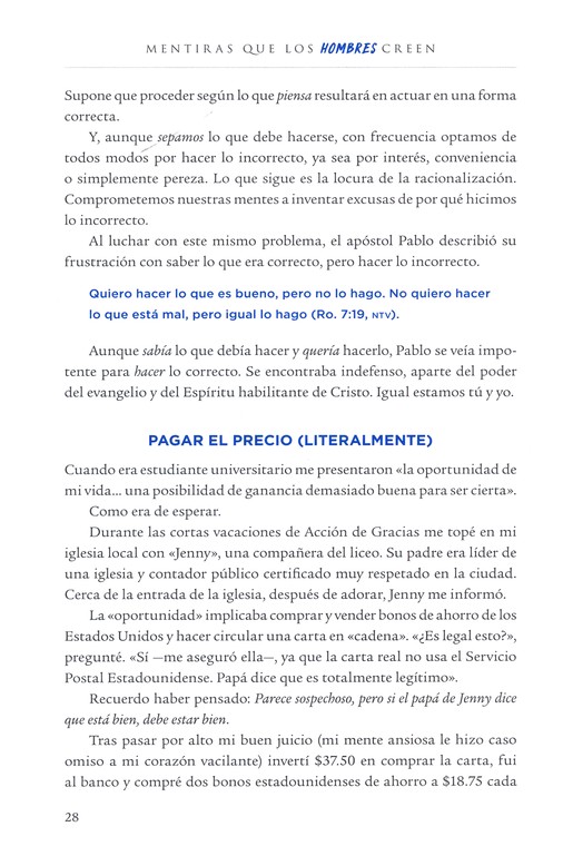 Mentiras que los Hombres Creen - Tapa Blanda – Robert Wolgemuth - Imagen 11
